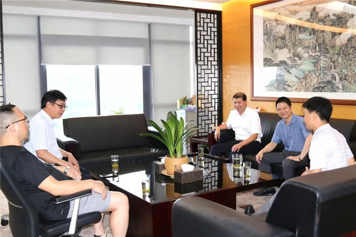 江西省上猶縣縣委常委、政法委書記黃正發(fā)等領(lǐng)導(dǎo)一行蒞臨廣東博皓參觀指導(dǎo)-1