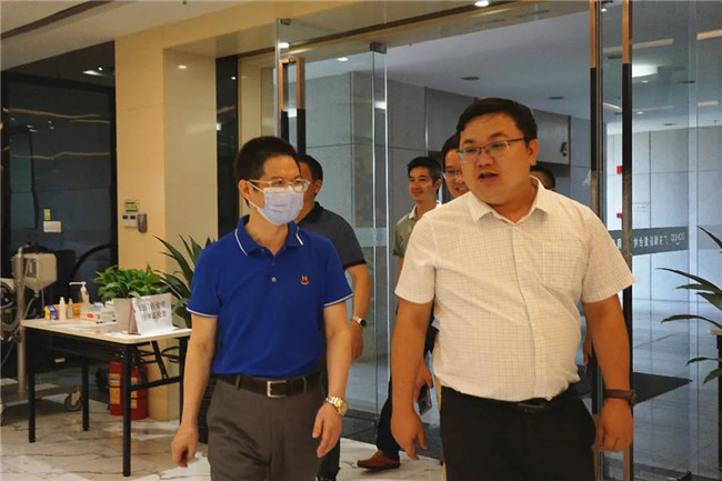 上猶縣政府劉干副縣長(zhǎng)等領(lǐng)導(dǎo)一行蒞臨廣東博皓指導(dǎo) -2