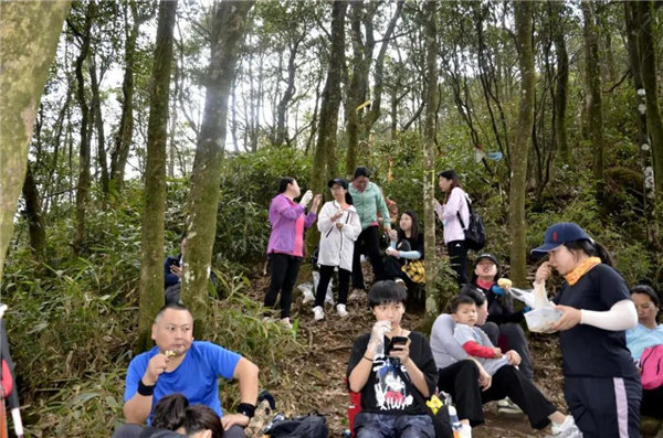 博行天下俱樂部走進(jìn)從化十登的第二峰-雞枕山 -9